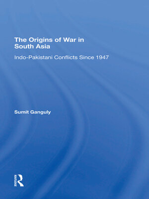cover image of The Origins of War In South Asia